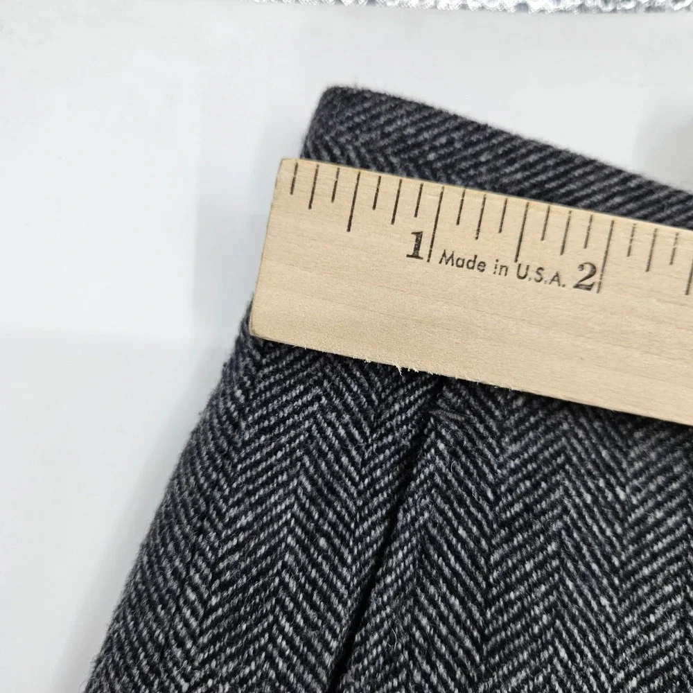 J Crew Bowery Pants Mens 32x32 Gray Wool Polyester Blend Flat Front Casual‎